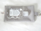 Preview: Täschchen GELB Outdoorstoff, mit Zipper PINK, Kopfhörer Inhalator Kosmetik wetbag, by BuntMixxDESIGN